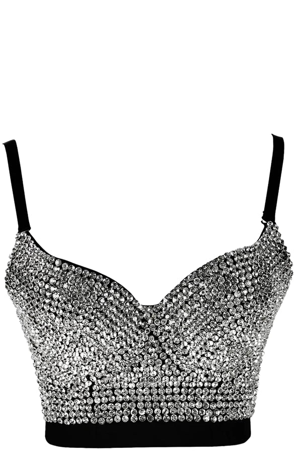 Bella Dazzle Bustier Black - Harpa'h Apparel