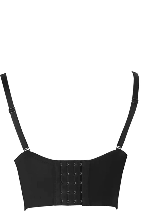 Bella Dazzle Bustier Black - Harpa'h Apparel