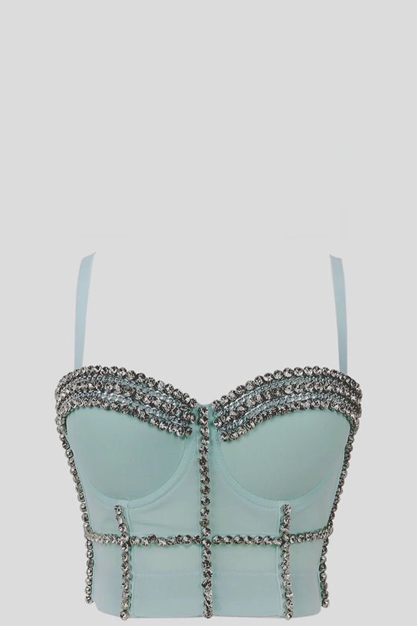 Elegance Bustier Blue - Harpa'h Apparel