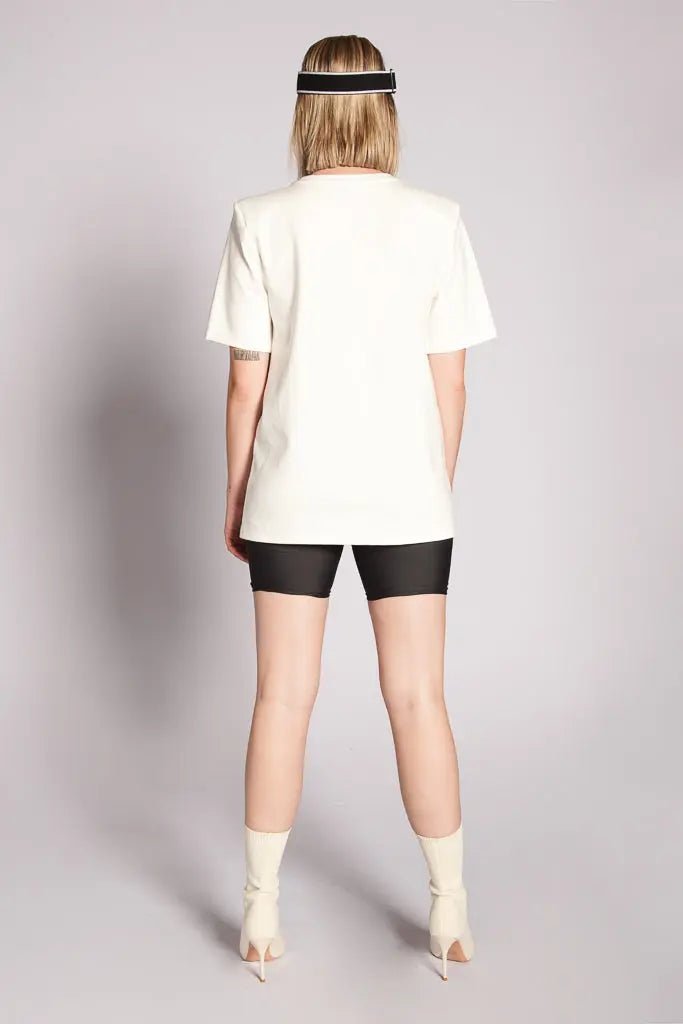 Elegance Signature Luxe T-shirt in White - Harpa'h Apparel