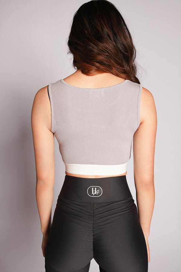 Stylish Signature Ribbed Crop - Harpa'h Apparel