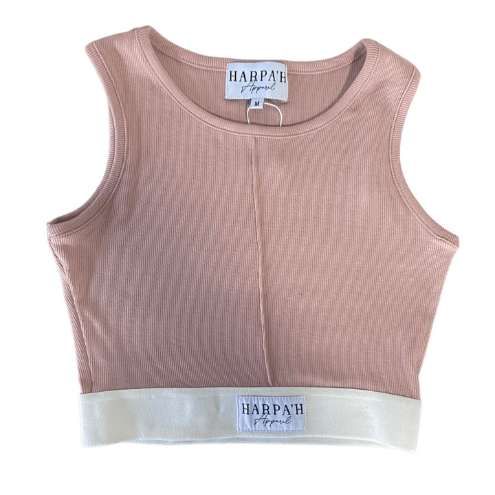 Stylish Signature Ribbed Crop - Harpa'h Apparel