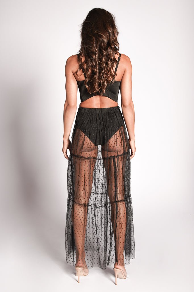 Sunset Crochet Sheer Skirt - Harpa'h Apparel